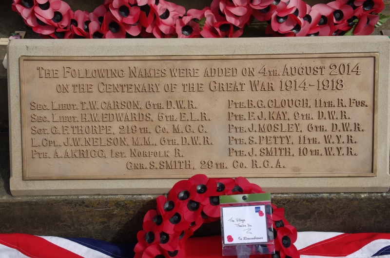 War Memorial Unveiling