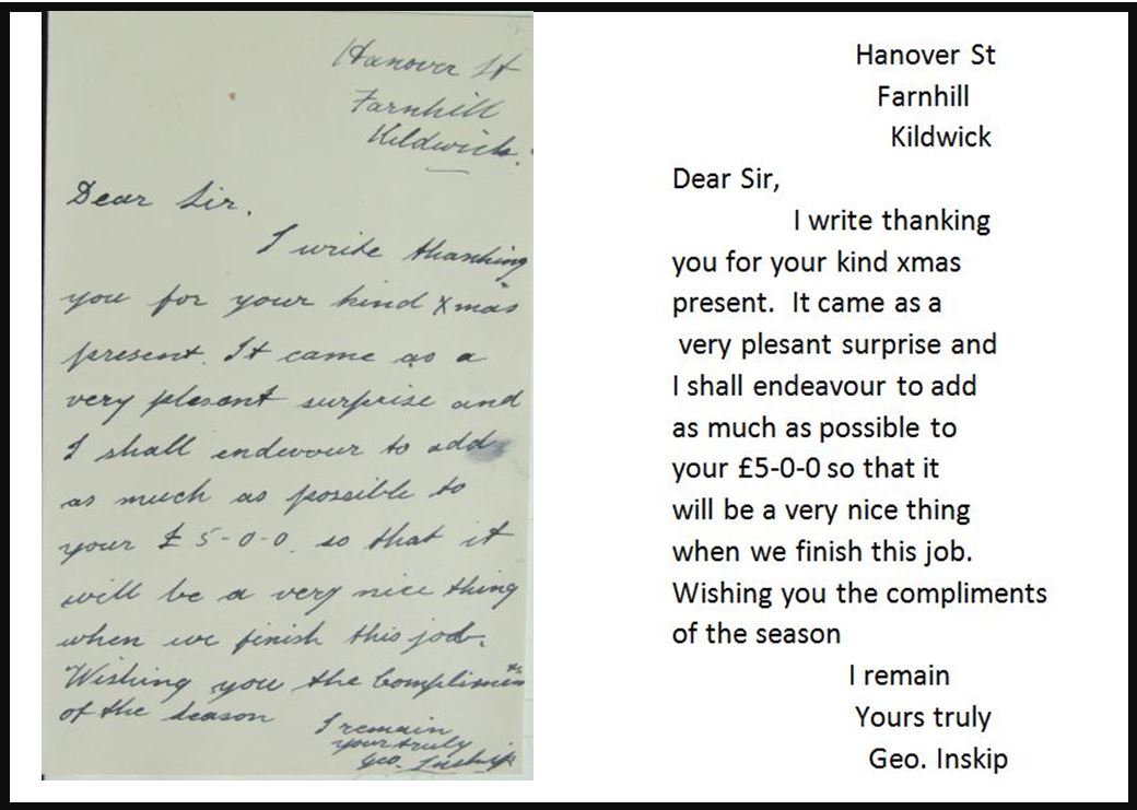 Letters Home 1914