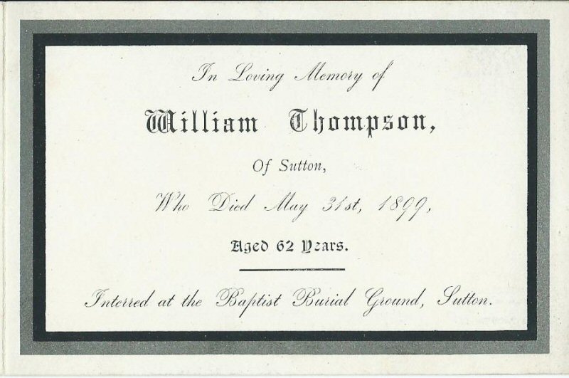 William Thompson 1899