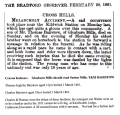 Bairstow newspaper article 1868